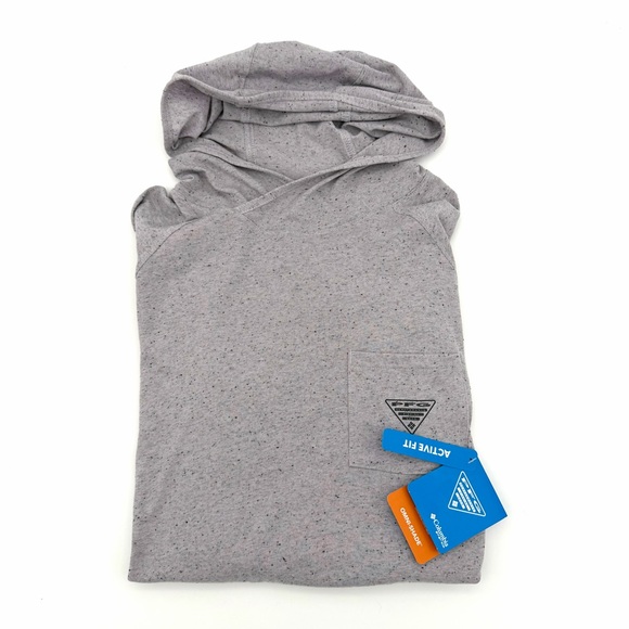 columbia sportswear Other - NWT New Columbia Men’s PFG Uncharted Neps Hoodie Small S Shirt UV Sun Shirt